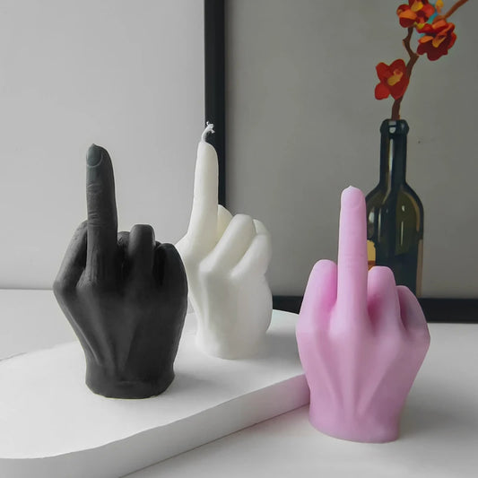 Middle Finger Shaped Scented Candle